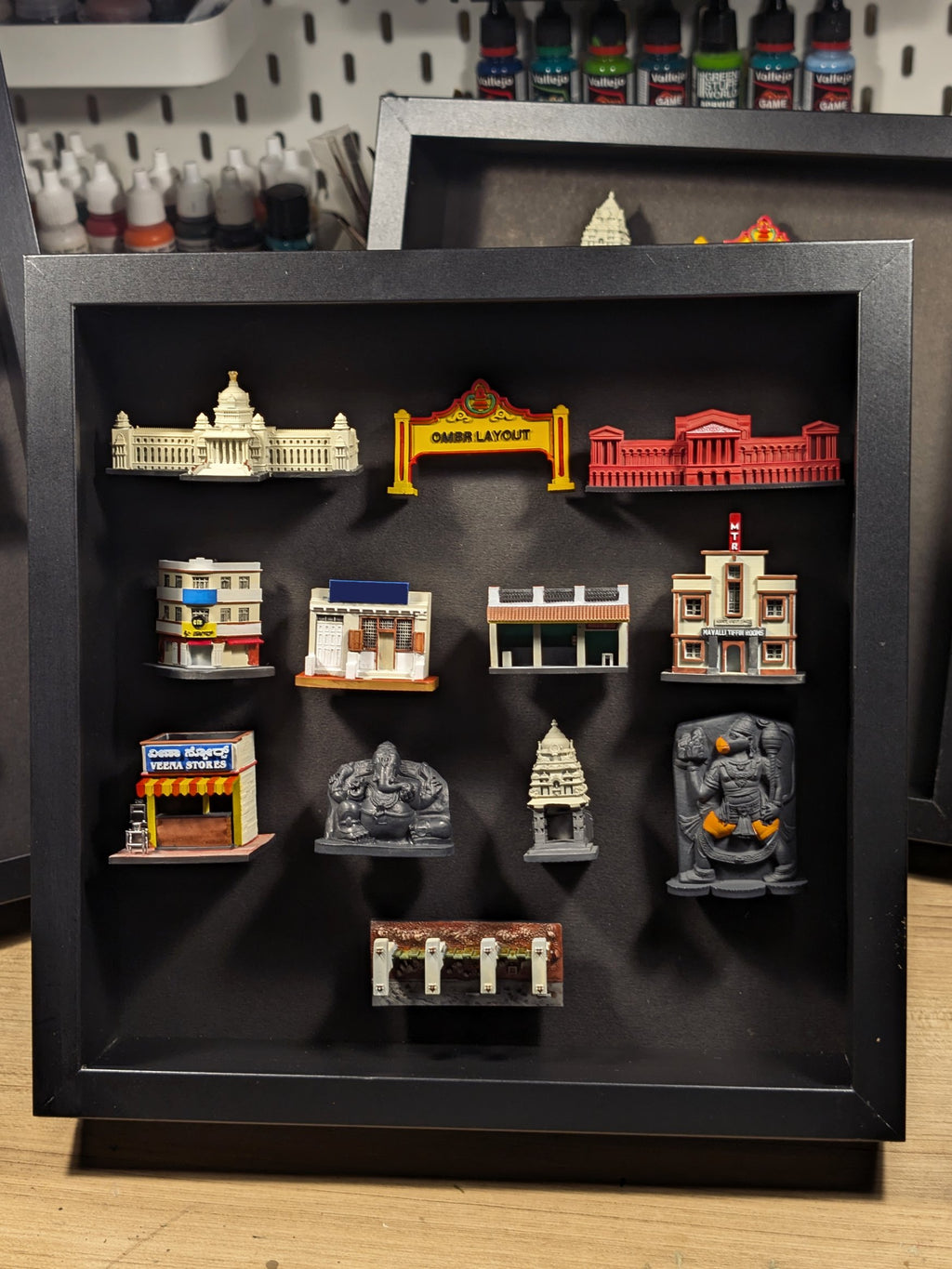 Display Frame with Metallic Back (Frame Only)