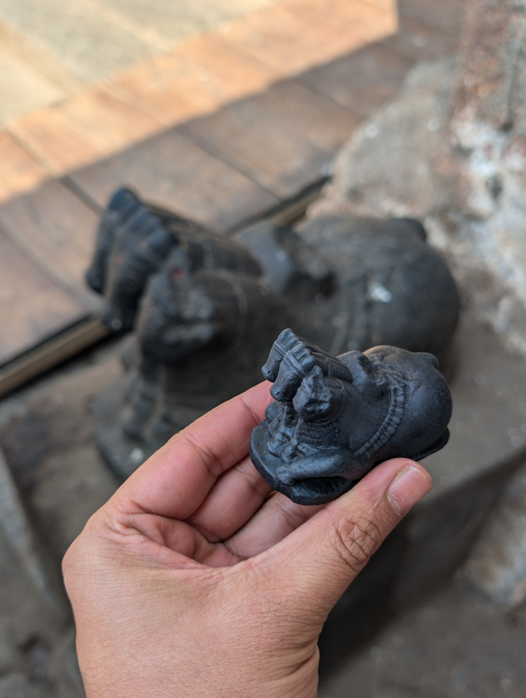 Trimukhi Nandi - Hampi - Virupaksha Temple