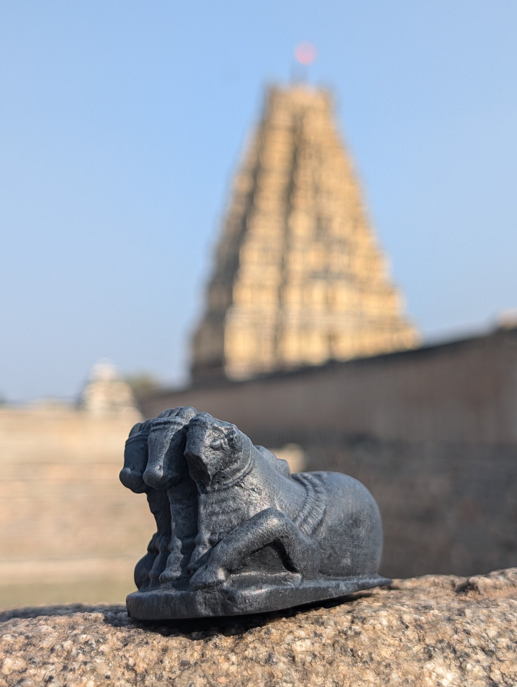 Trimukhi Nandi - Hampi - Virupaksha Temple