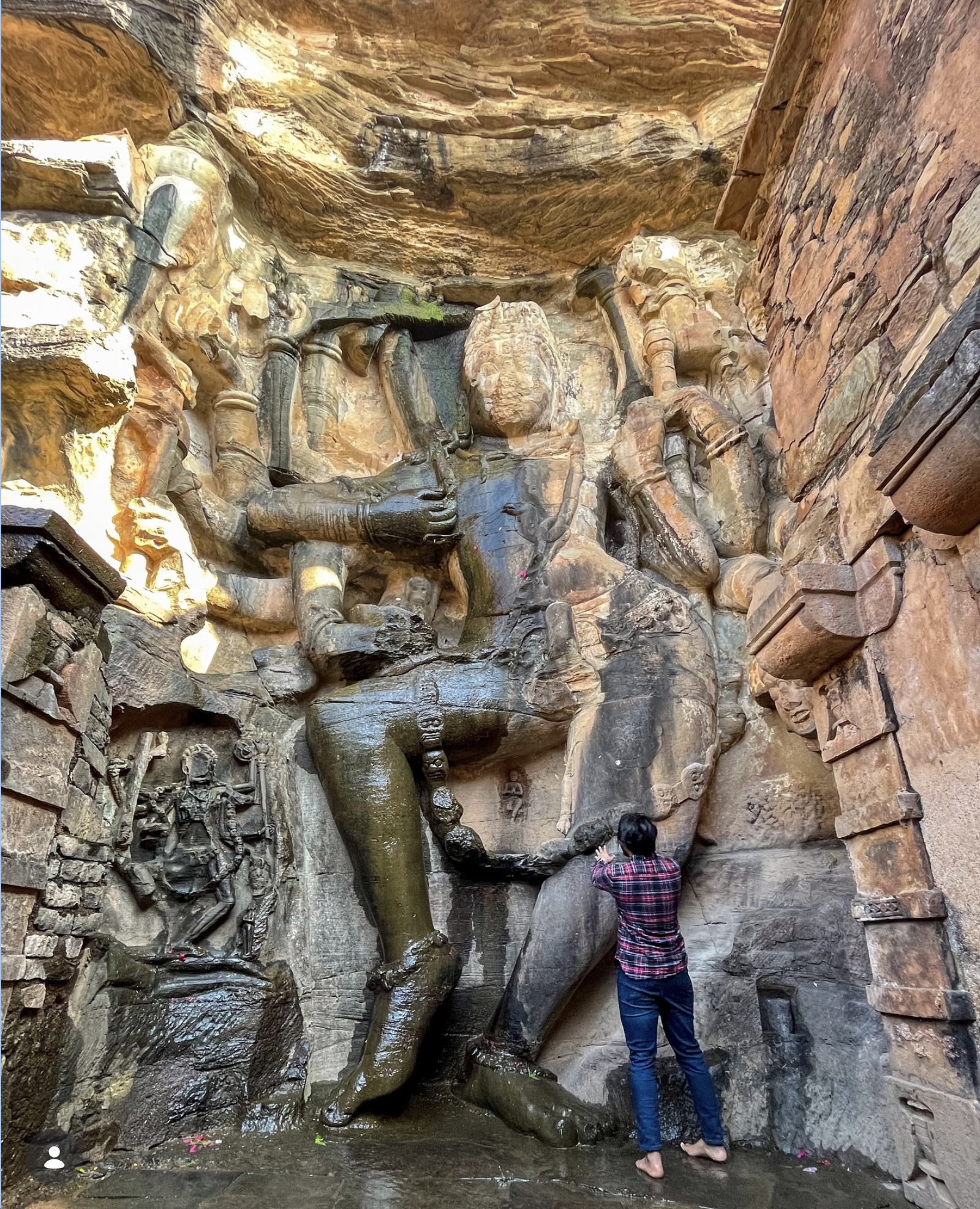 Kalinjar Fort Kal Bhairav Statue | 10 C AD