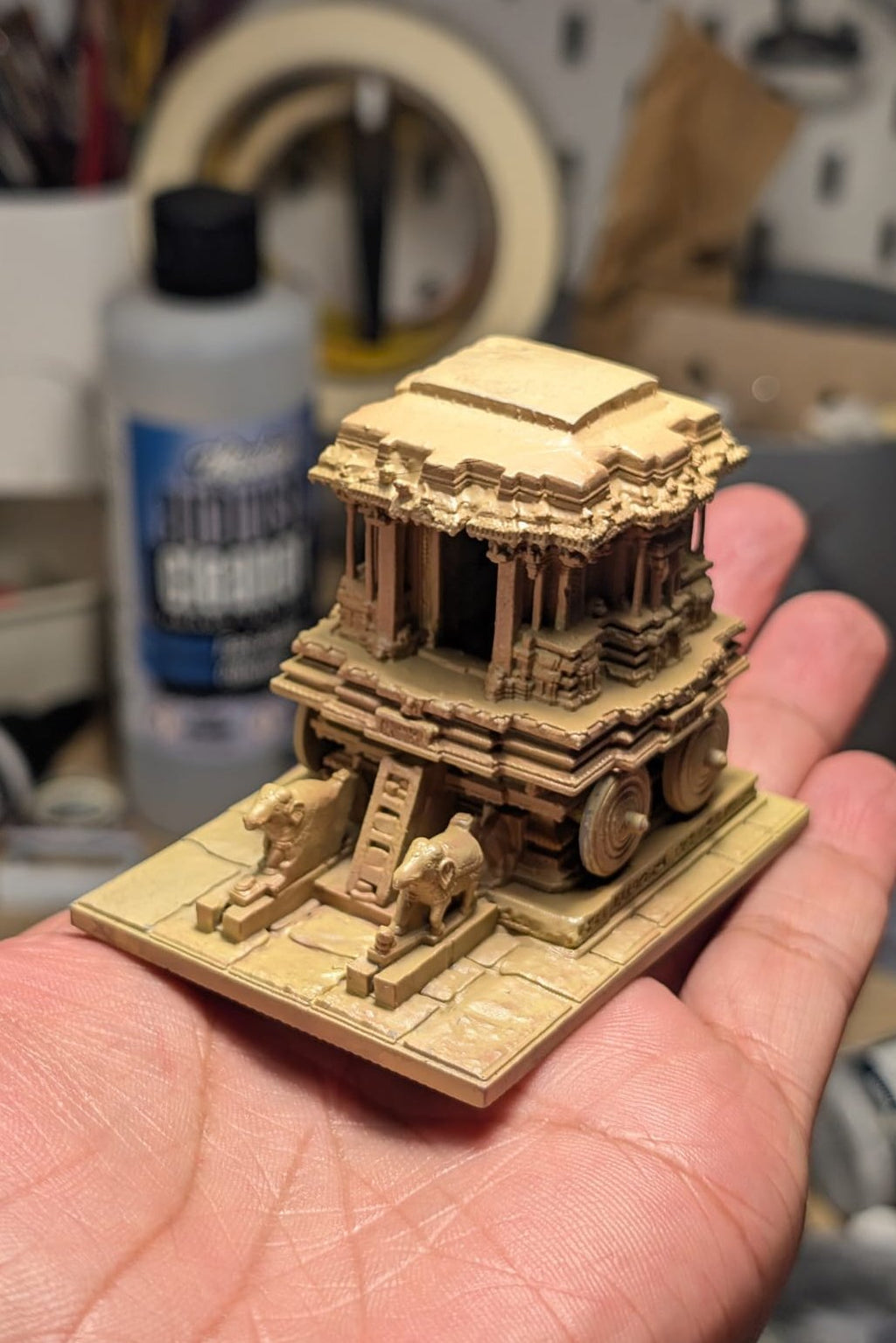 Hampi Stone Chariot Miniature