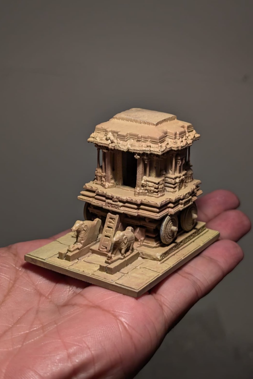 Hampi Stone Chariot Miniature