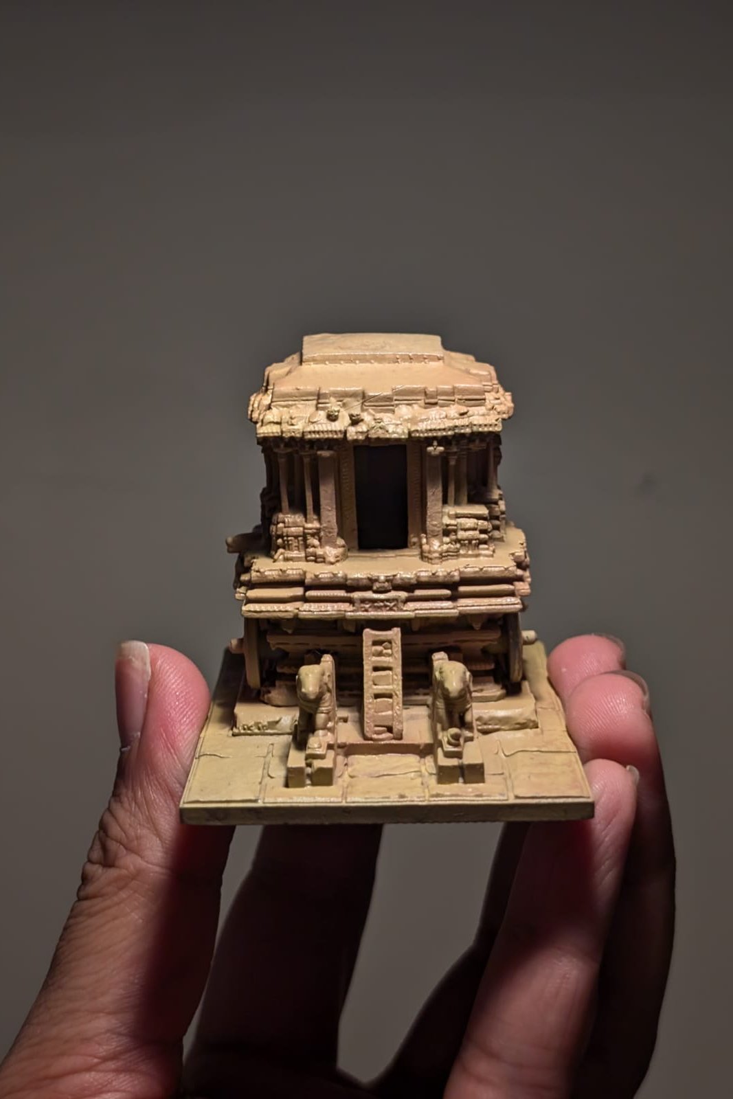 Hampi Stone Chariot Miniature